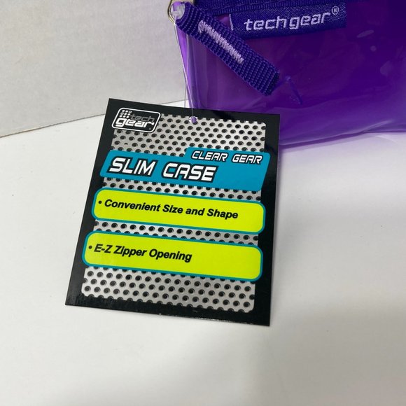 Purple Makeup Bag Pencil Case Zipper Organizer - Picture 3 of 9